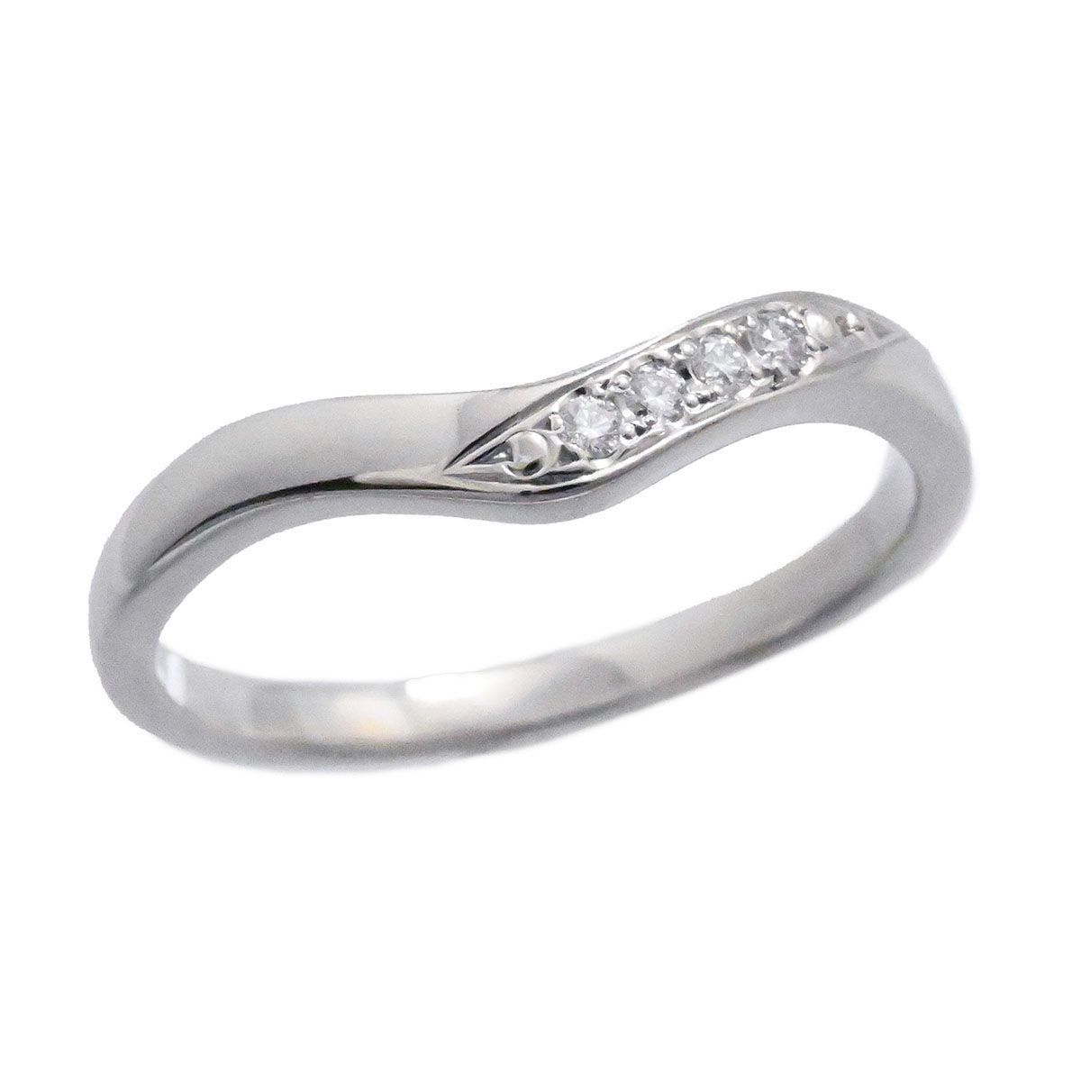 ドンパッチpt950プラチナ950 ミキモトMIKIMOTO17号リング MIKIMOTO ミキモト Pt950プラチナ リング・指輪 ダイヤモンド