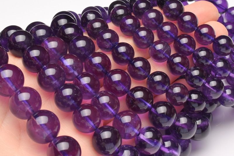 上質 アメジスト 11mm ブレスレット 1個売り パワーストーン 天然石