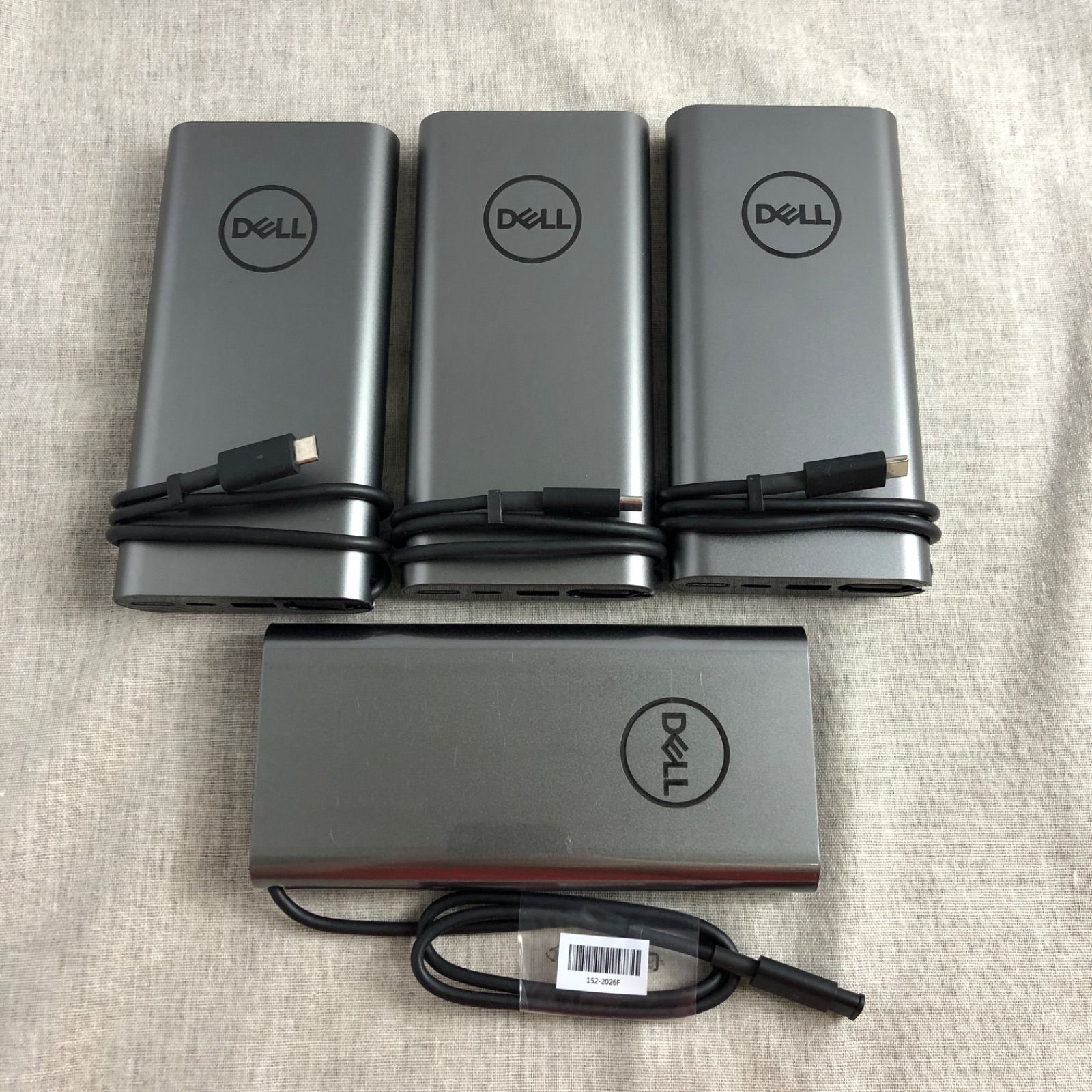 ◇動作未確認/ジャンク扱い◇【４点セット】Dell モバイルバッテリー