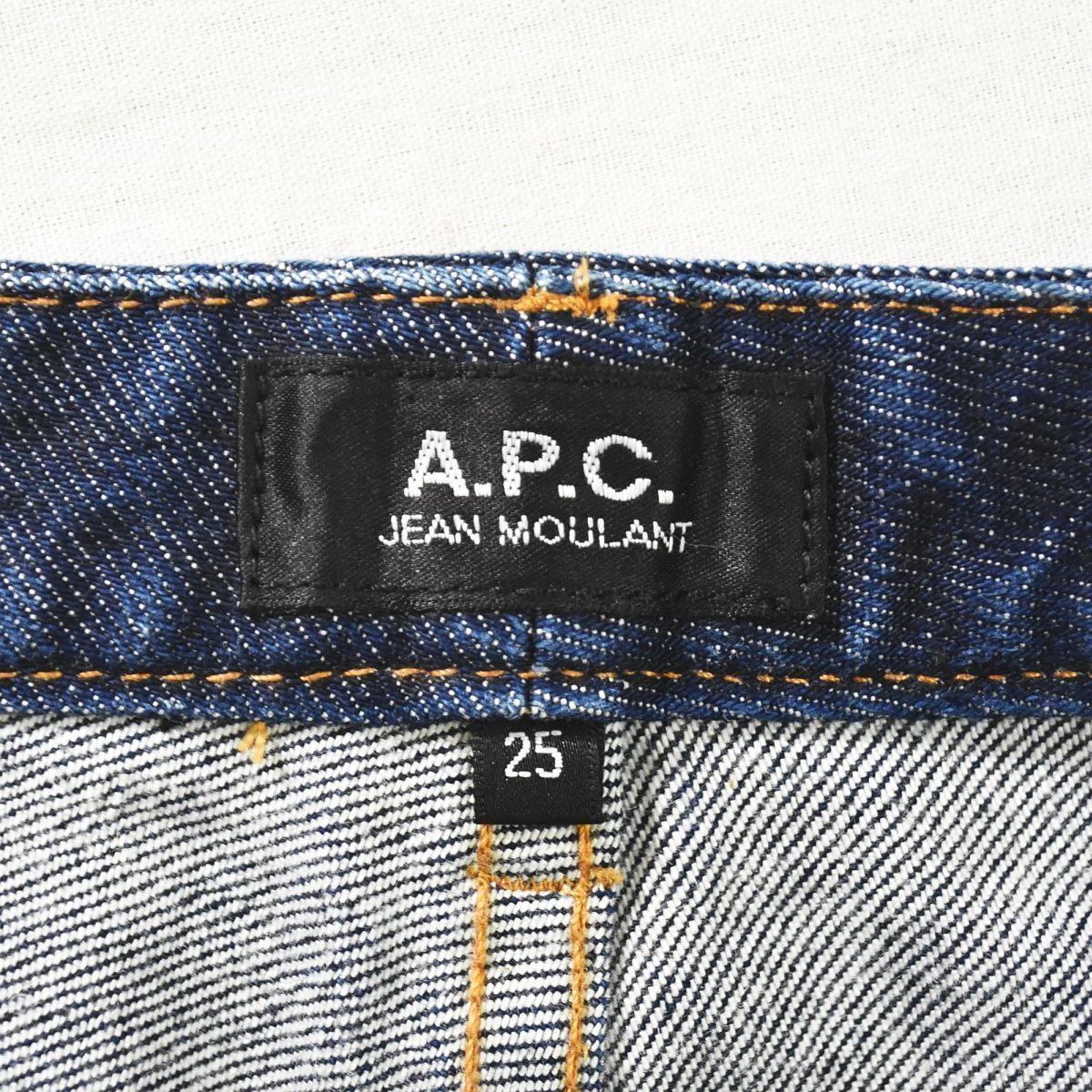 美脚】 アーペーセー APC JEAN MOULANT INDIGO STRETCH