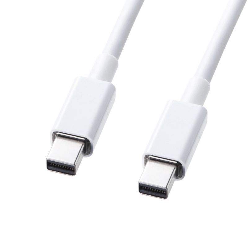 まとめ買い サンワサプライ ミニDisplayPortケーブル 2m ホワイト KC-DPMM2W ×3セット