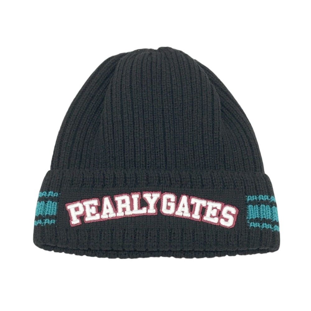 PEARLY GATES パーリーゲイツ 2025年モデル ニット帽 ブラック系 FR 240101463978 ゴルフウェア ストスト