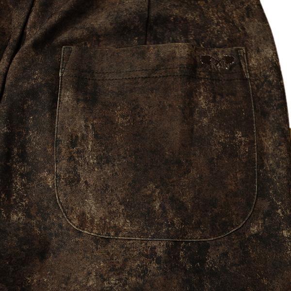 秋冬 転写プリントハイテンションパンツ