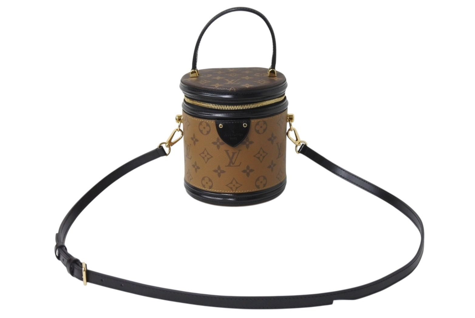 LOUIS VUITTON ルイヴィトン カンヌ ショルダーバッグ M43986 モノグラムリバース ブラウン ブラック 4b003536