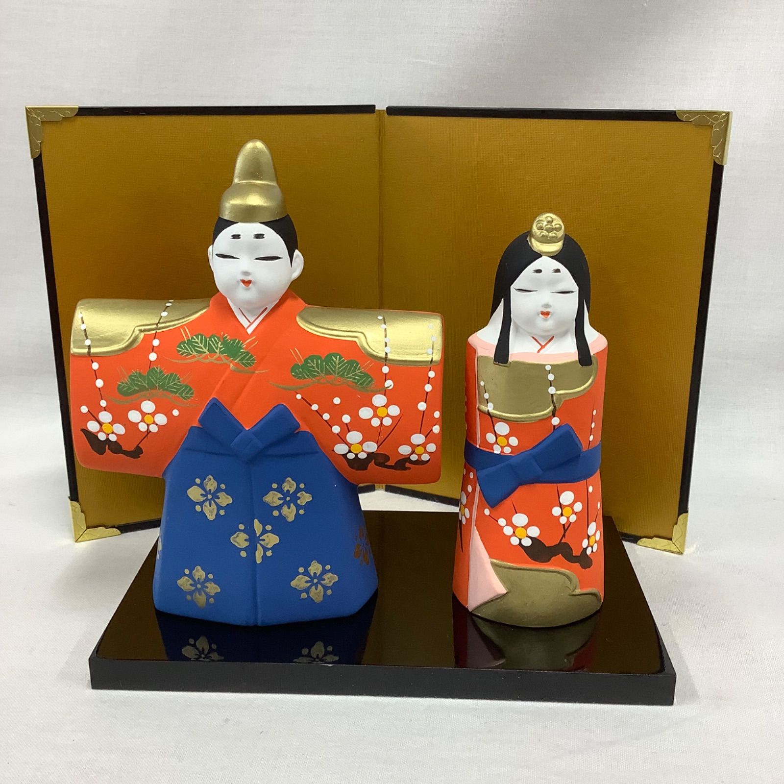 豪勝作　雛段飾り　ミニチュア雛　昭和レトロ　ヴィンテージ　蚤の市 豪勝作 雛段飾り ミニチュア雛 昭和レトロ ヴィンテージ 蚤の市
