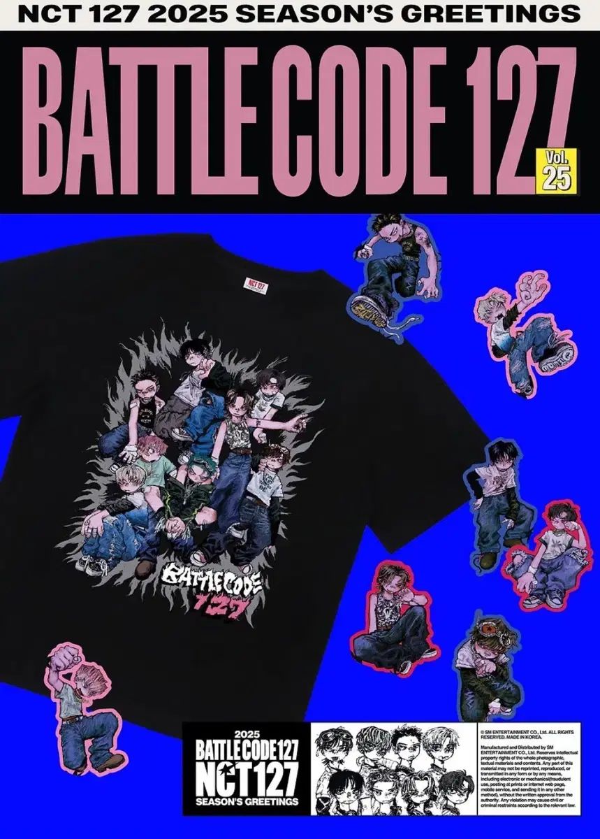 シーグリ 2025 MD NCT127 イリチル Tシャツ マーク シーグリ 2025 MD NCT127 イリチル Tシャツ マーク