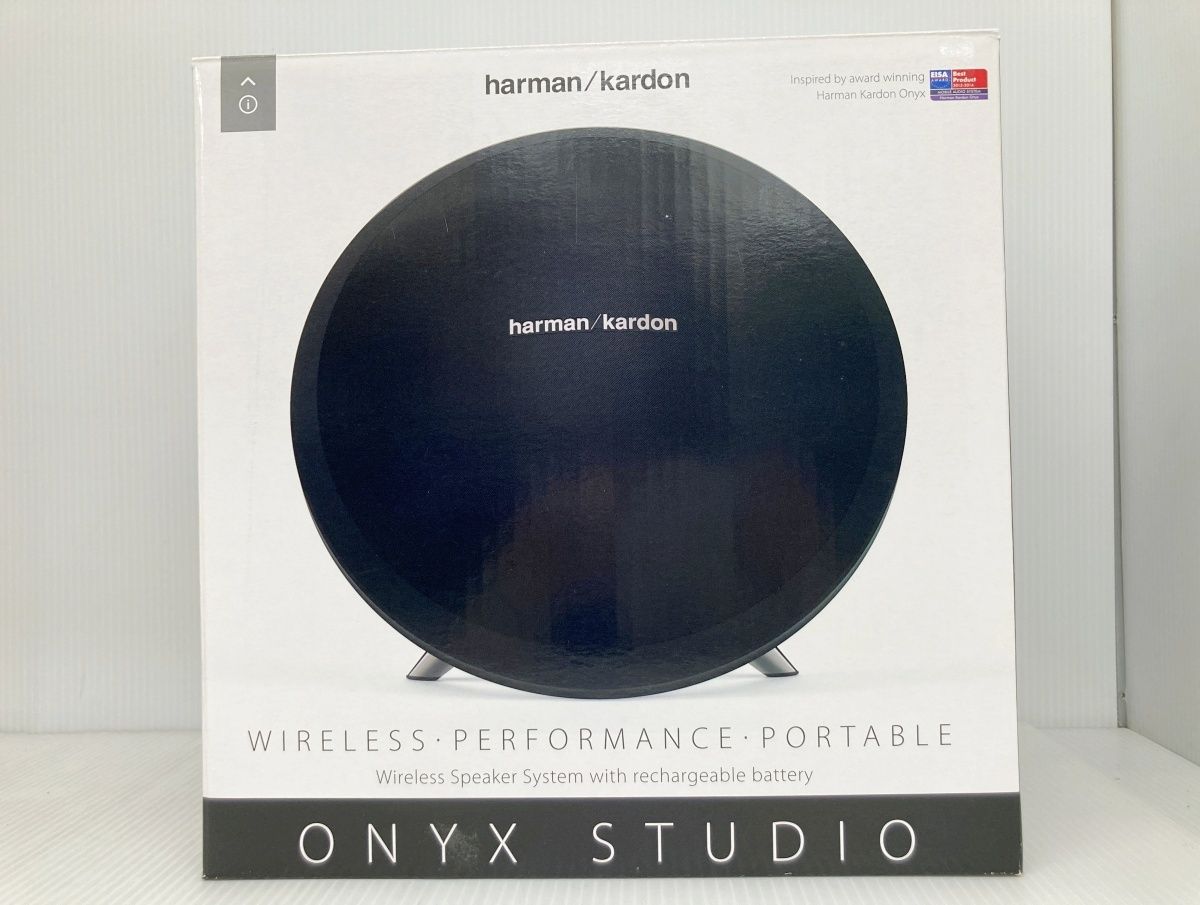 未使用 harman kardon ハーマンカードン ONYX STUDIO ZGP468 WIRELESS・PERFORMANCE・PORTABLE  スピーカー□ - メルカリ