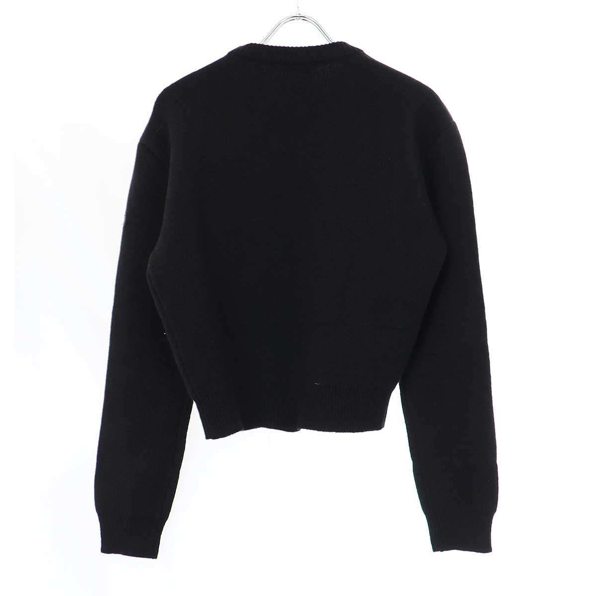 BALENCIAGA バレンシアガ 23AW ロゴラバーパッチ ダブルフェイスウール