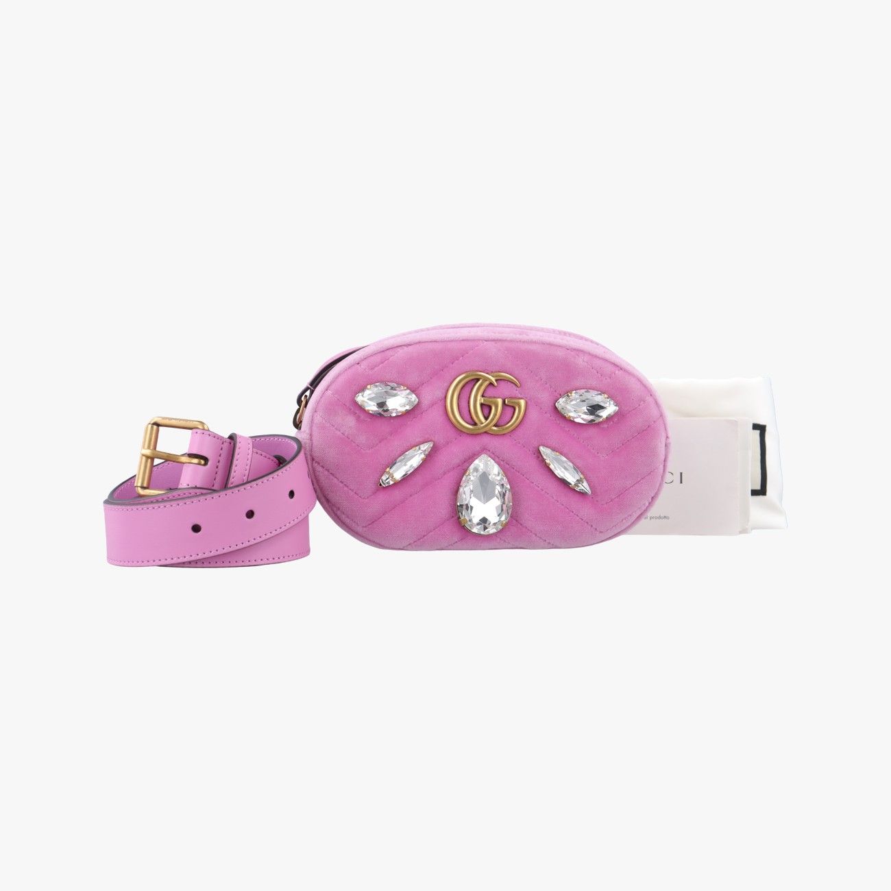 グッチGucciGGマーモントピンクベロア476434B023347388