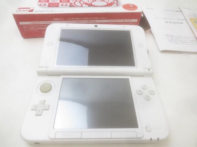  品 ゲーム ニンテンドー3 DS LL 本体 SPR 001 マリオホワイト 動作品 箱 付き 本体(Nintendo Switch) Nintendo Switch