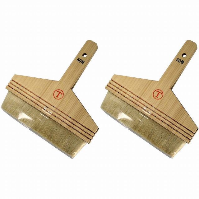 大塚刷毛製造 並白 糊刷毛 60号 2個セット