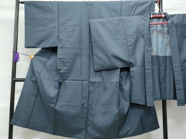 平和屋着物□男性 本場大島紬 アンサンブル 100亀甲 正絹 逸品