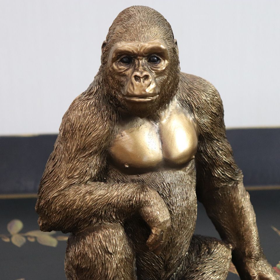 置物 置物 ゴリラ オブジェ オーナメント アニマル 動物 インテリア