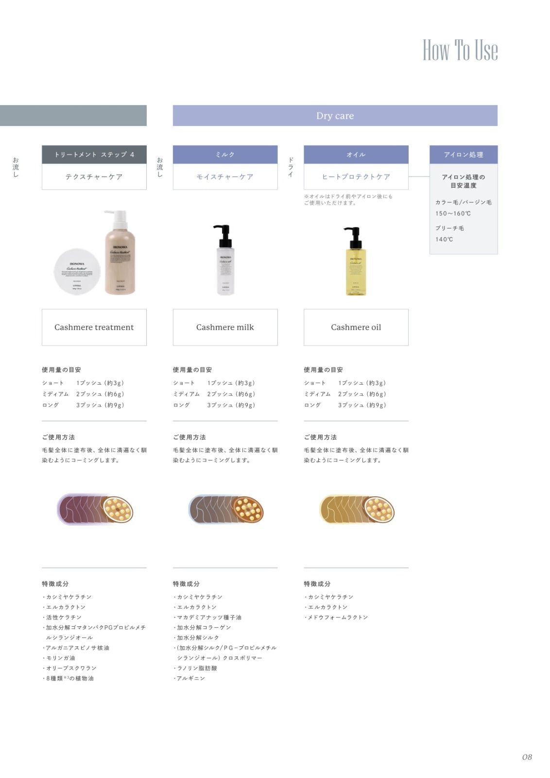 IRONOWA カシミヤトリートメント No.1 1000ml for salon - メルカリ