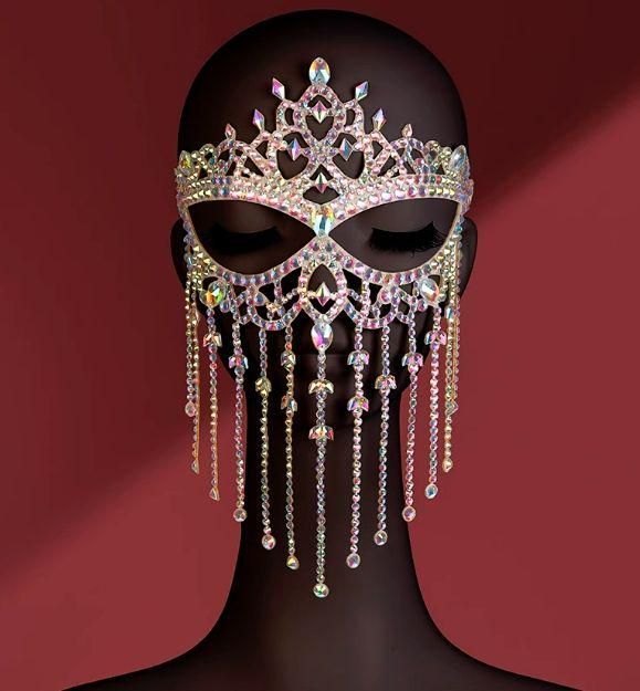 フェイス ベール チェーン ベリーダンス ハンドメイド オーダーメイド