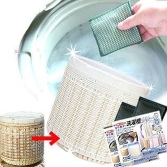 【２個】洗濯槽にポイッと入れたまま！／洗濯物と一緒に洗うだけ！くり返し使えます！／ヨウ素の洗濯槽クリーン／ありがとん屋