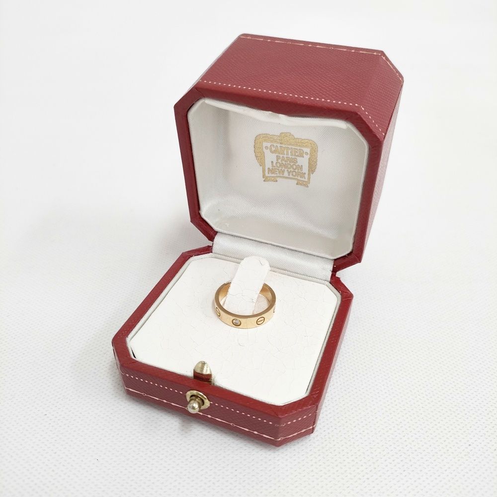 CARTIER LOVEリング ミニラブ イエローゴールド ダイヤ K18