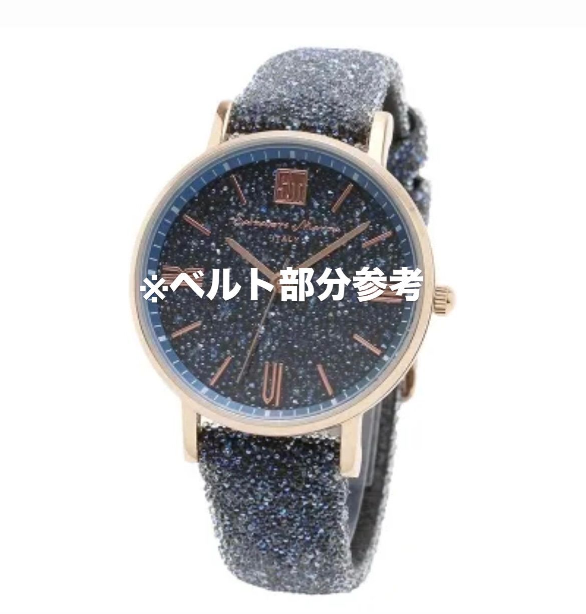 レディース Print creative 螺鈿アート ジュエリーウォッチ シルバー