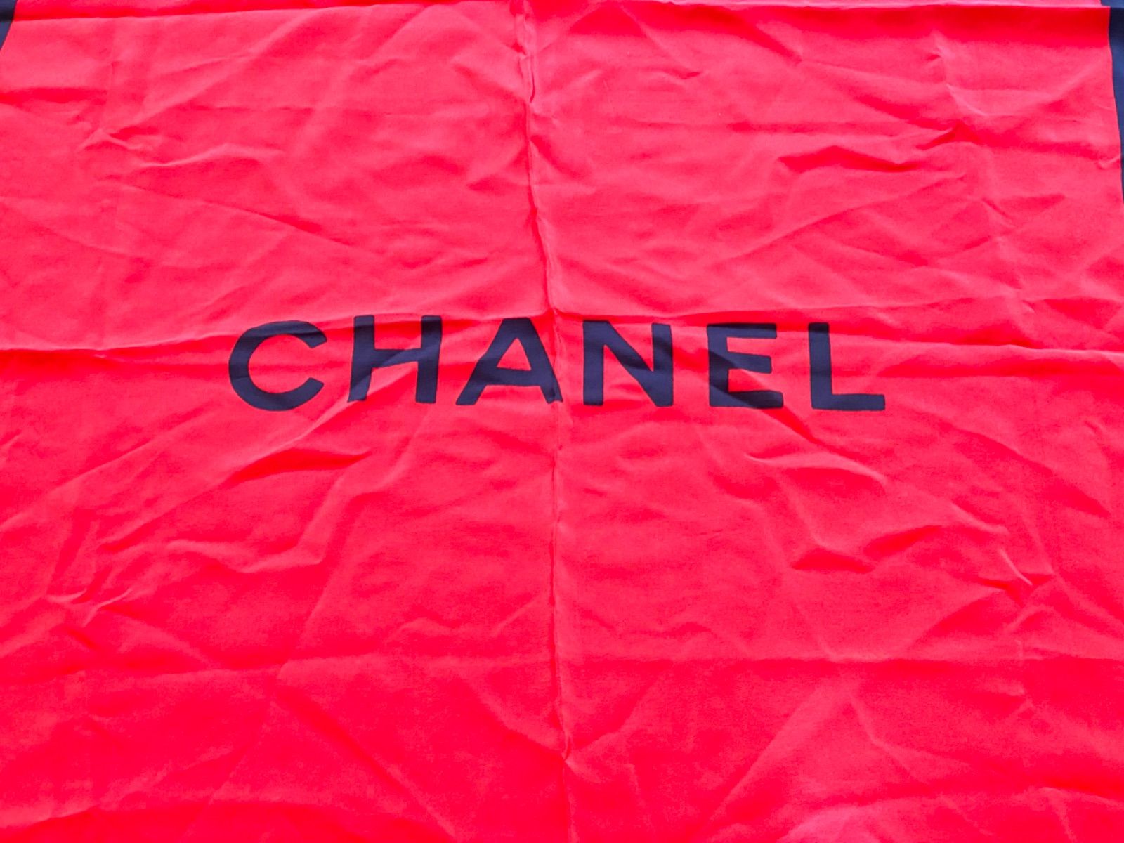 CHANEL シャネル シルク スカーフ ココマーク マルチカラー 赤