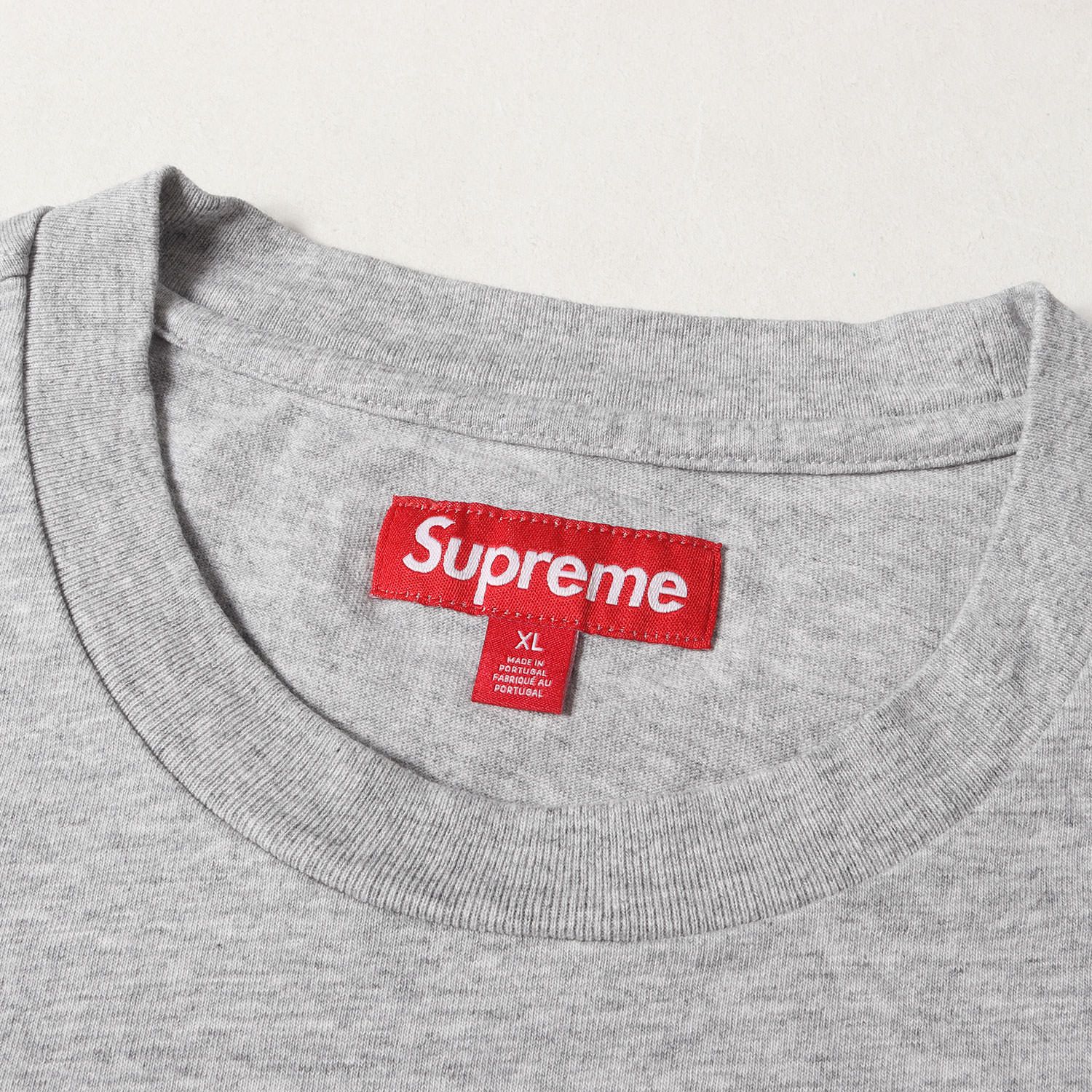 Supreme グレー 長袖カットソー M Supreme シュプリーム 23AW Small Box L/S Tee スモールボックス