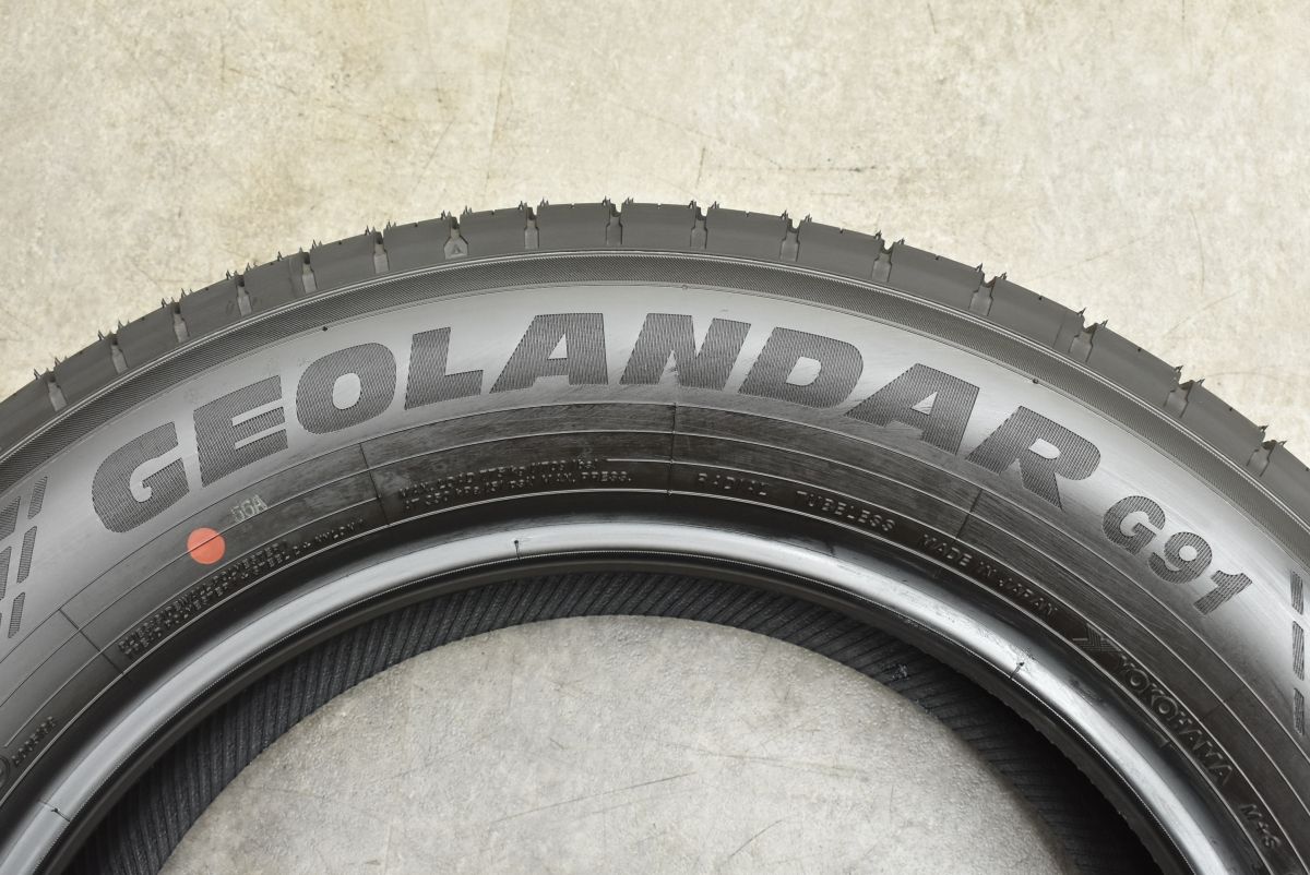 ヨコハマ ジオランダーG91 クロストレック新車外し225/60R/17 4本