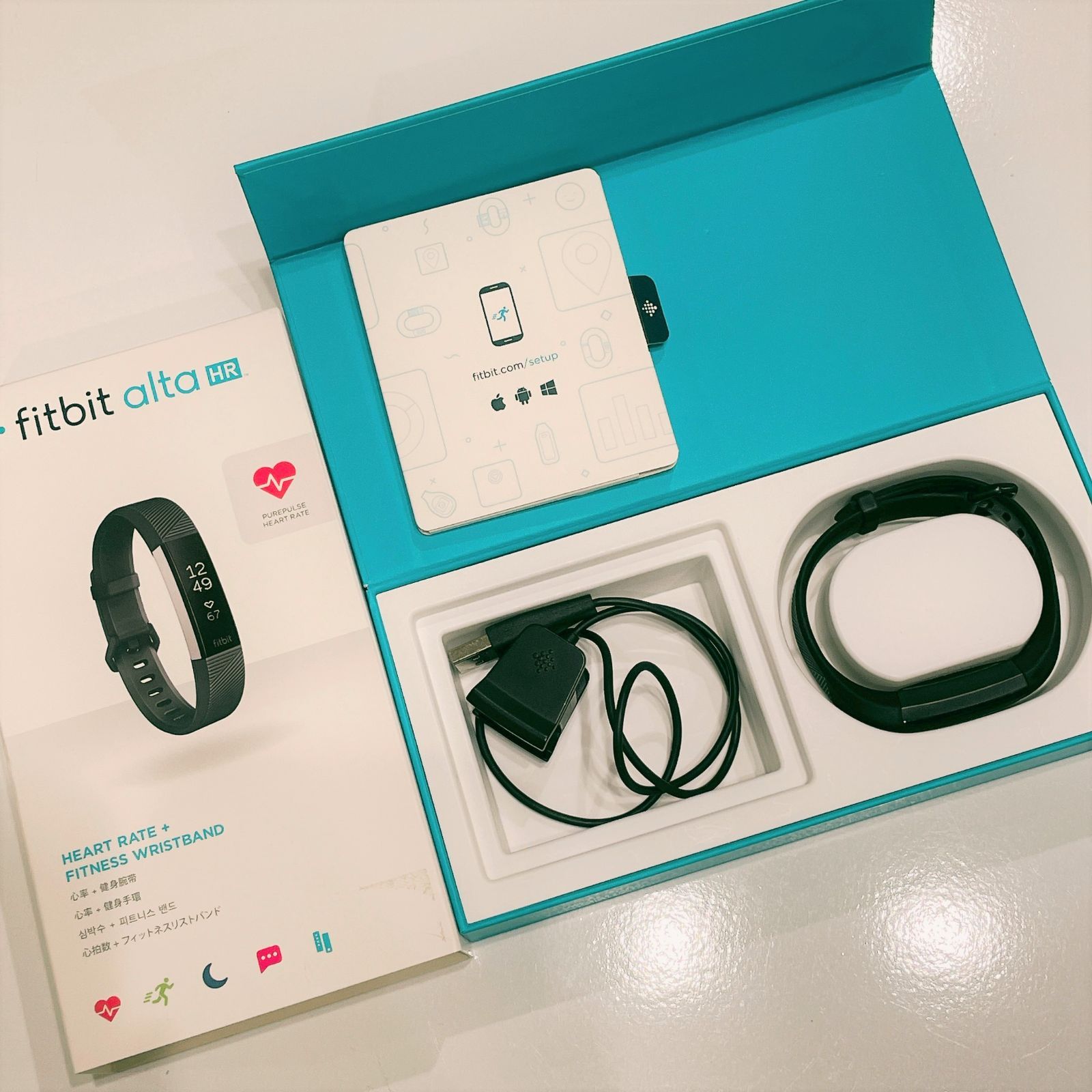 fitbit alta HR フィットビットアルタ バンドＬサイズ ブラック - Re