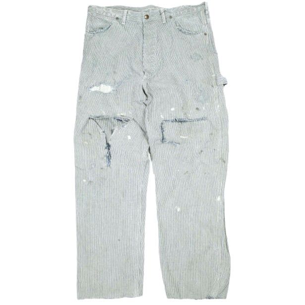 Low　セントマイケル Saint Michael ダメージデニムパンツ SAINT M×××××× (セントマイケル) × デニムパンツ | cherry