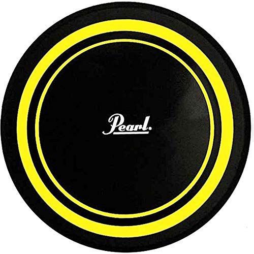 Color イエロー Pearl パール 8″プロフェッショナル プラクティスパッド ストライプデザイン イエロー PDR-08P