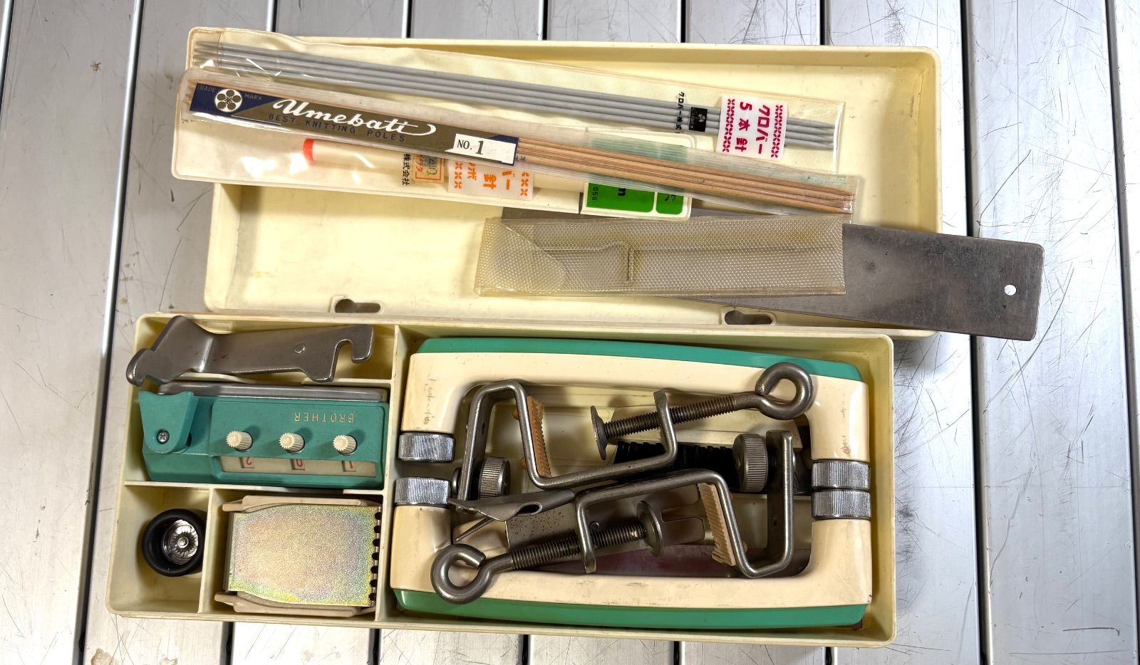 BROTHER ブラザー編機 ハイL KH-587 元箱付 編み物 手工芸 ハンド