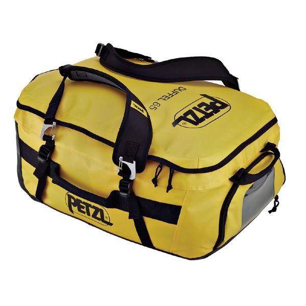 PETZL ぺツル 中型キャリーバック ダッフル 65L イエロー S045AA00