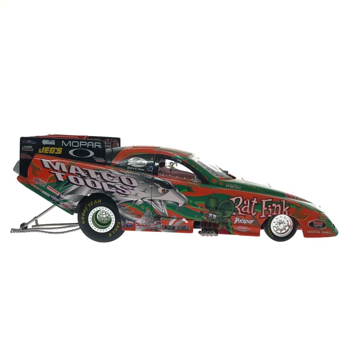 ♡激レア♡ Rat Fink ラットフィンク　車 AUTO WORLD 1:24 RAT FINK 1966 VW Beetle w/Tear Drop Trailer