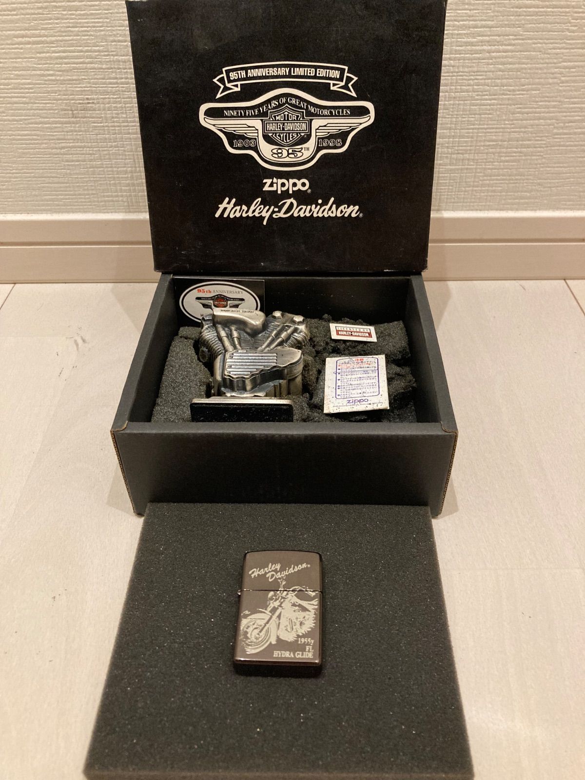 ハーレーダビッドソン ナックルヘッド 95周年記念 限定品 Zippo 