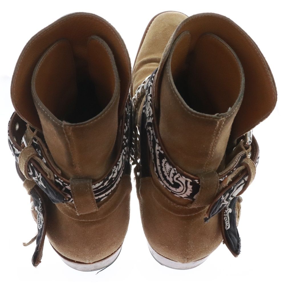 AMIRI アミリ バンダナブーツ ベージュ 43サイズ AMIRI アミリ バンダナブーツ ベージュ 43サイズ