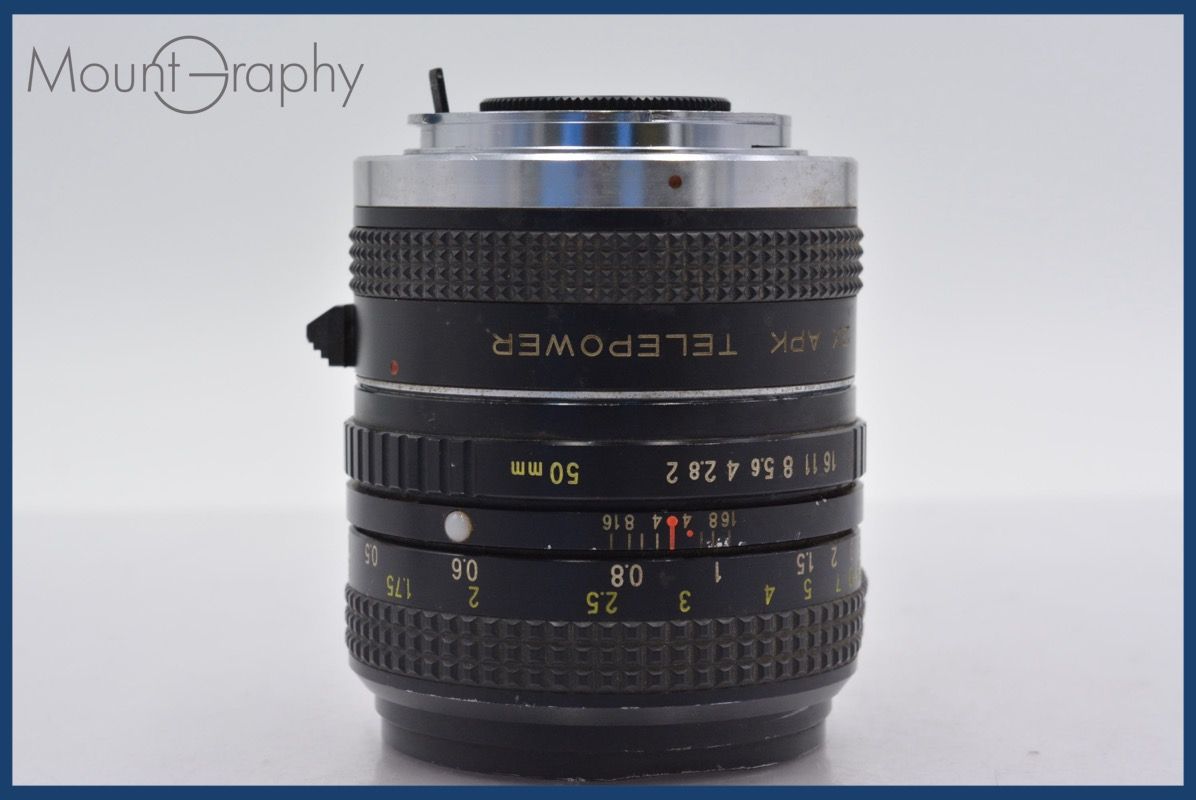 特別 リコー RICOH XR RIKENON 50 mm F 2 Kenko x APK 後キャップ付 ペンタックスK用 MF 同梱可 am 865