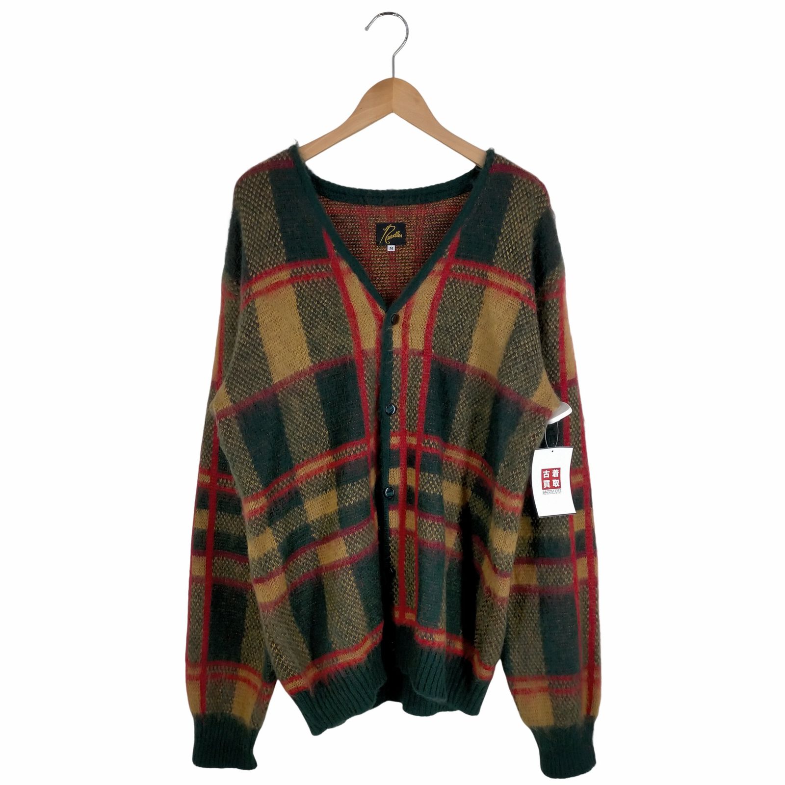 Needles Needles(ニードルズ) 22AW Mohair Cardigan Tartan タータン