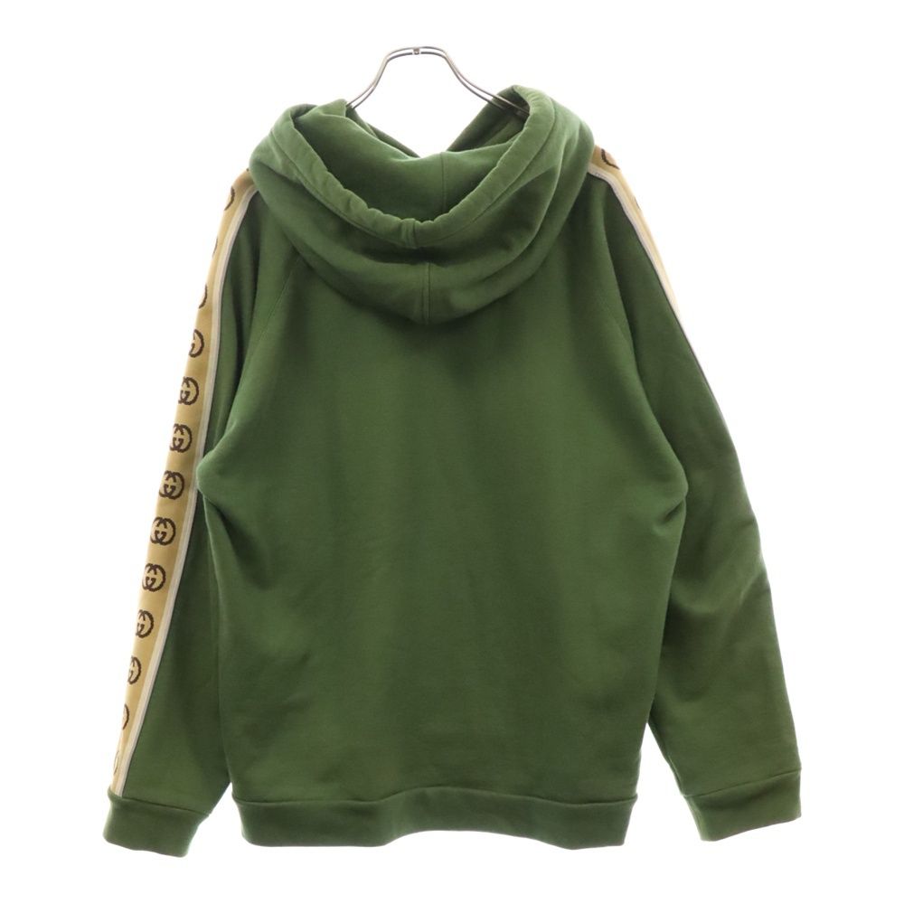 GUCCI (グッチ) コットンジャージーフーデッドスウェットシャツ