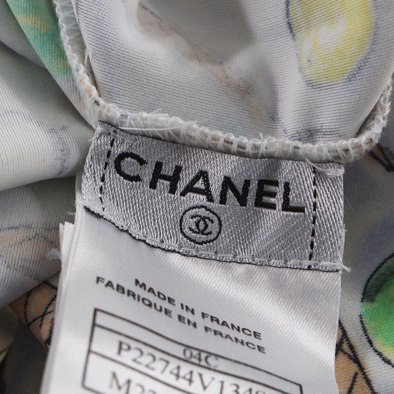 CHANEL シャネル ワンピース アイスクリーム 総柄 ココボール マイヨ