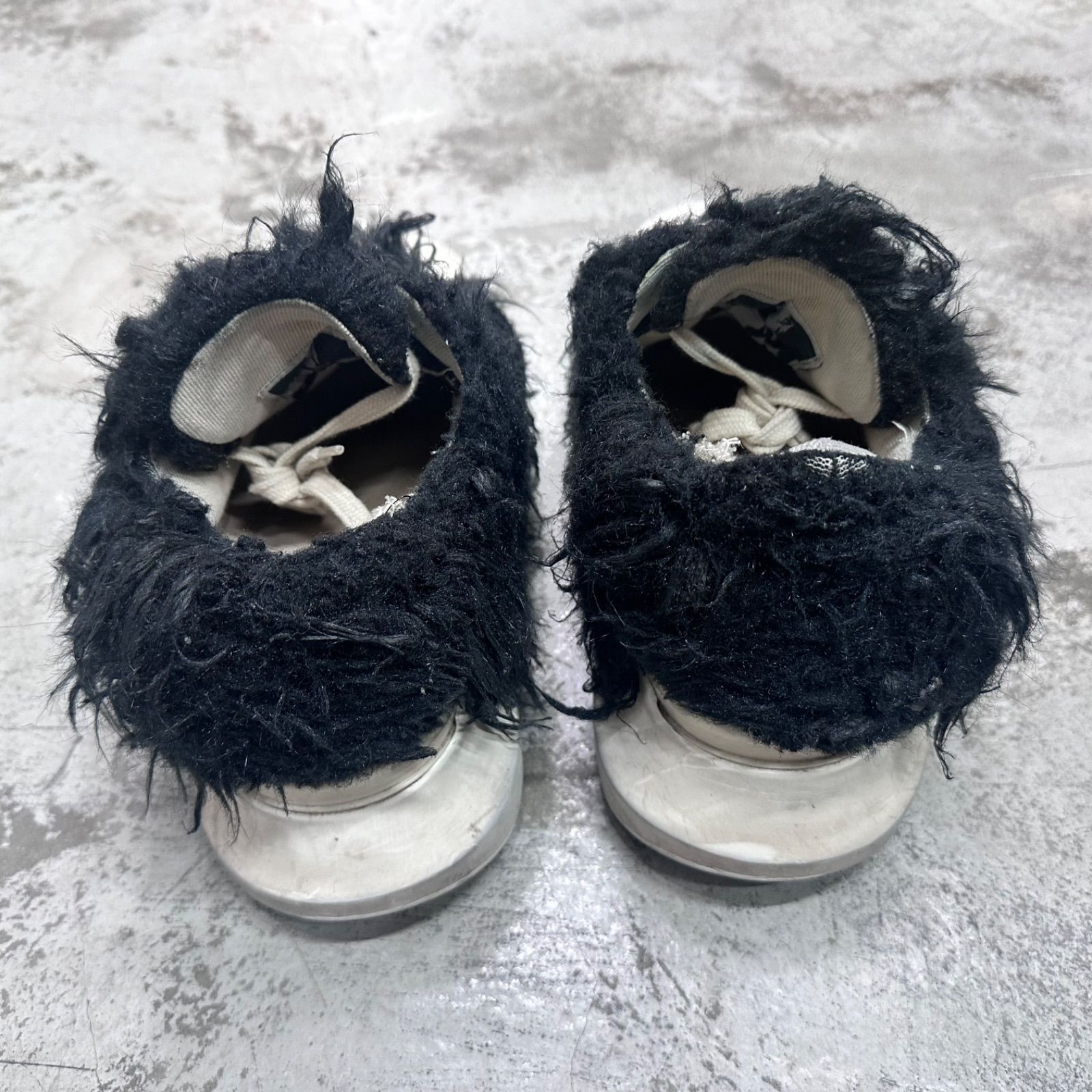 Rick Owens DRKSHDW Abstract ファー アブストラクト スニーカー 