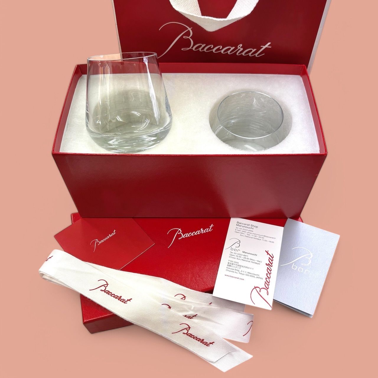 未使用美品⭐️Baccarat バカラ】 シャトーバカラタンブラー ペア 