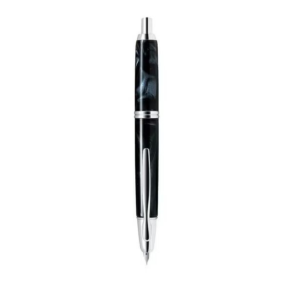 PILOT Capless ノック式 万年筆 マットブラック キャップレス 万年筆