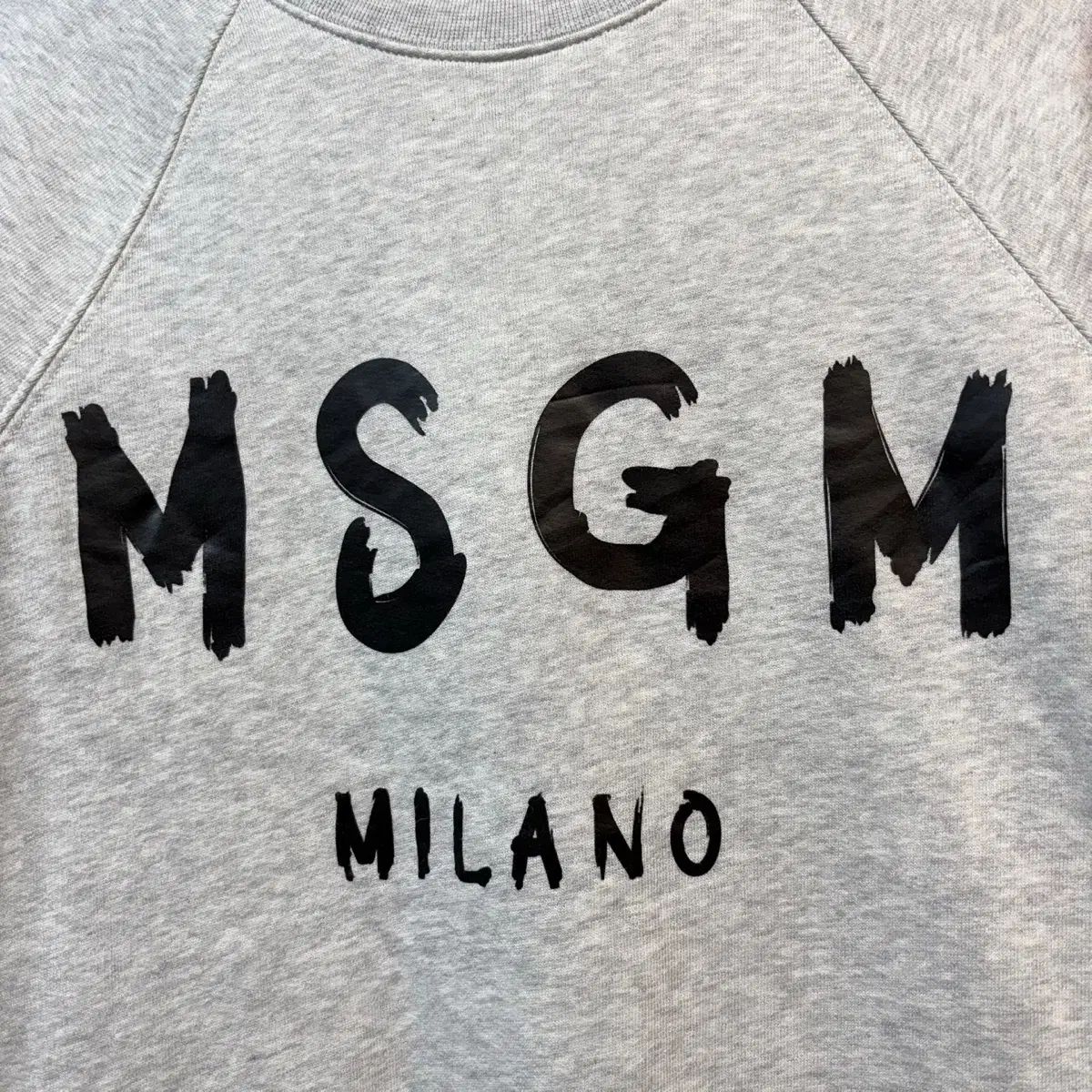 MSGM ネイビー クロップドスウェット MSGM Official Store - MSGM Official