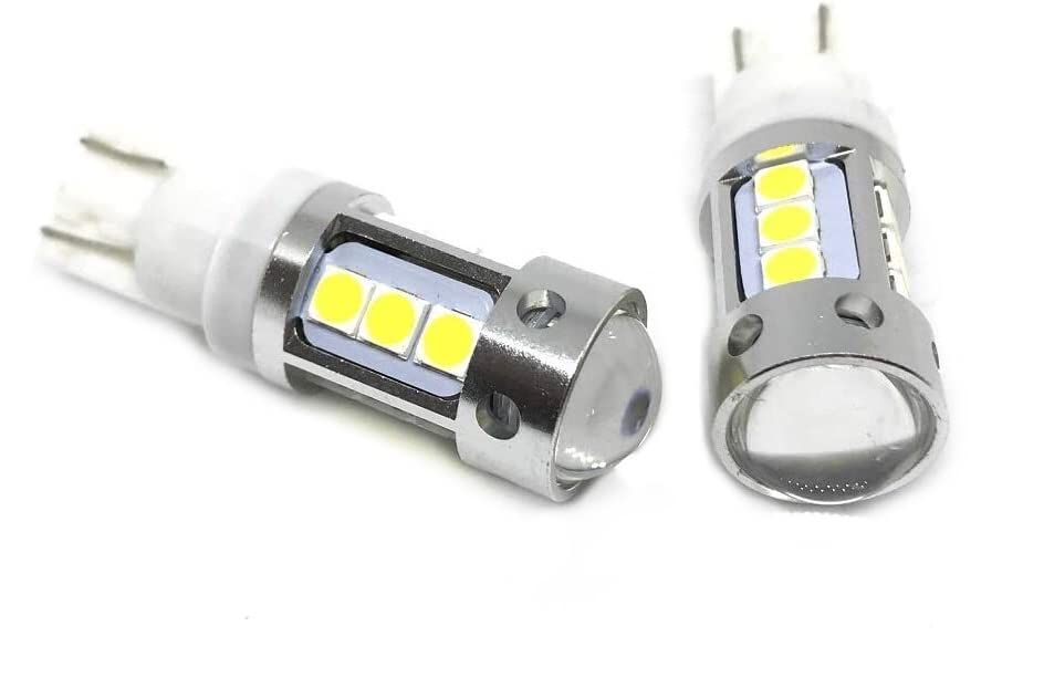 T10 LED レモンイエロー 黄色 兼用 3000k ポジション スモール 24V プロジェクター 爆光 明るい トラック 12V バイク 450Lm イエロー