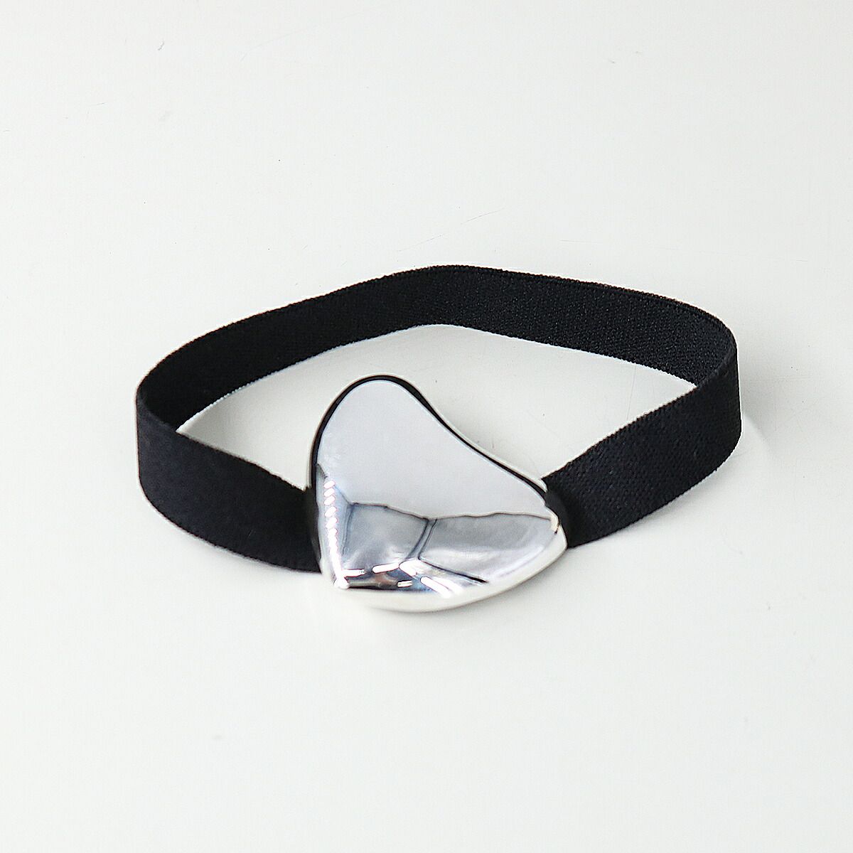 ■ANNIKA INEZ ハート ヘアタイ A624 LRG SILVER □ANNIKA INEZ アニカイネズ Voluptuous Heart Hair Tie,Lrg