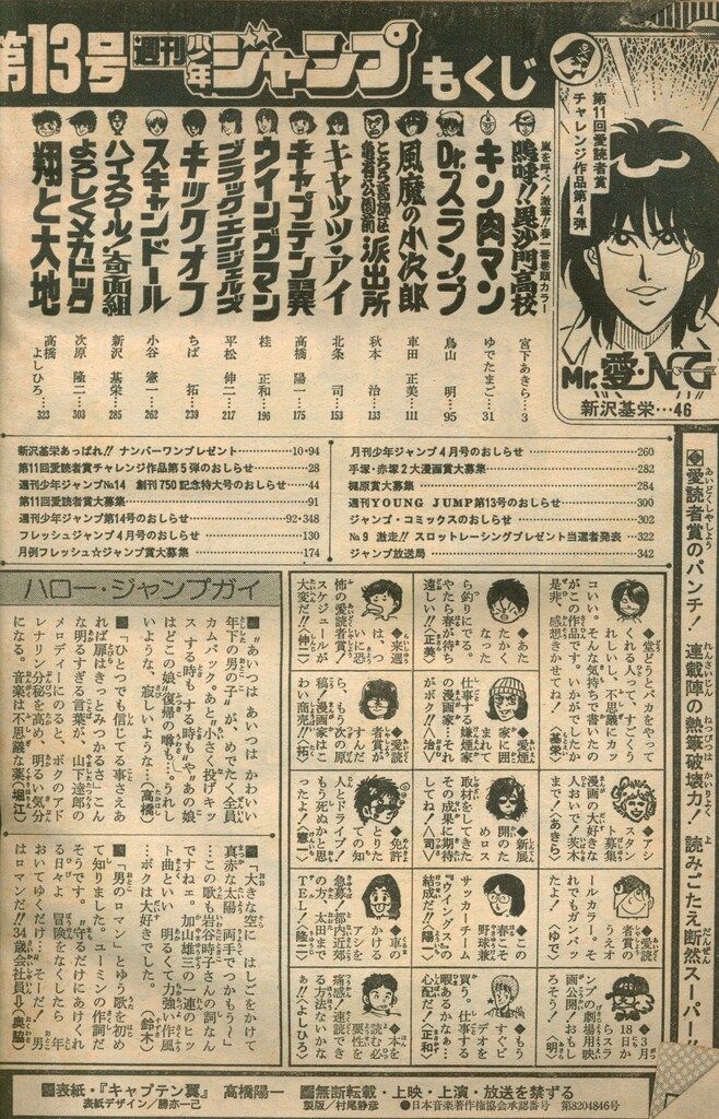 集英社 1983年(昭和58年)の漫画雑誌 週刊少年ジャンプ 1983年(昭和58年