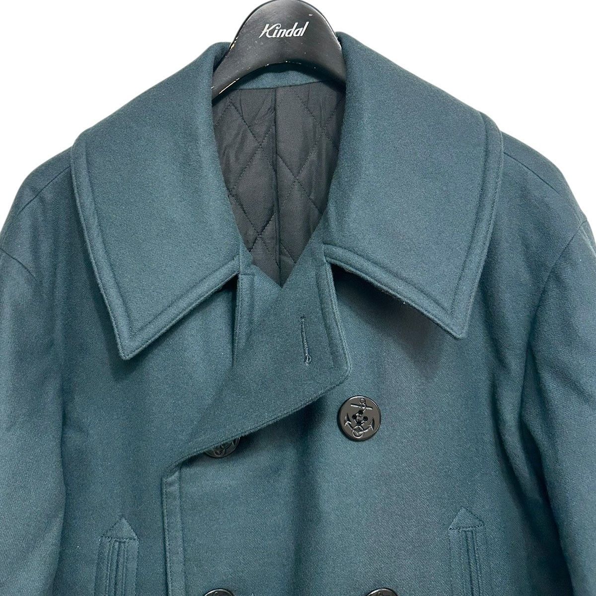 MARKAWARE ORGANIC WOOL MELTON PUFFER PEACOAT オーバーサイズ