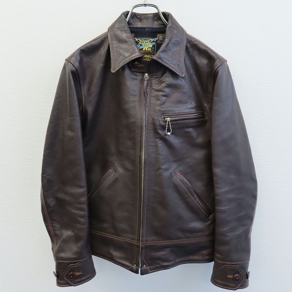 レインボーカントリー California MFG Co レザージャケット 36 Rainbow