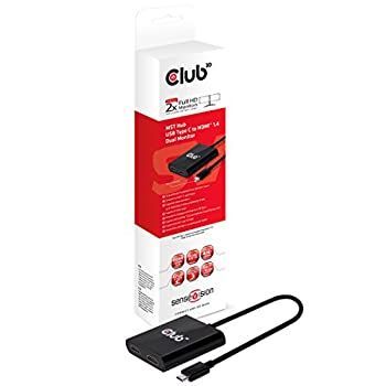 Club3D CSV-1546 USB-C - HDMIマルチモニタースプリッター - 2ポートMSTハ (中古品) 中古】 Club3D CSV-1546 USB-C - HDMIマルチモニタースプリッター - 2