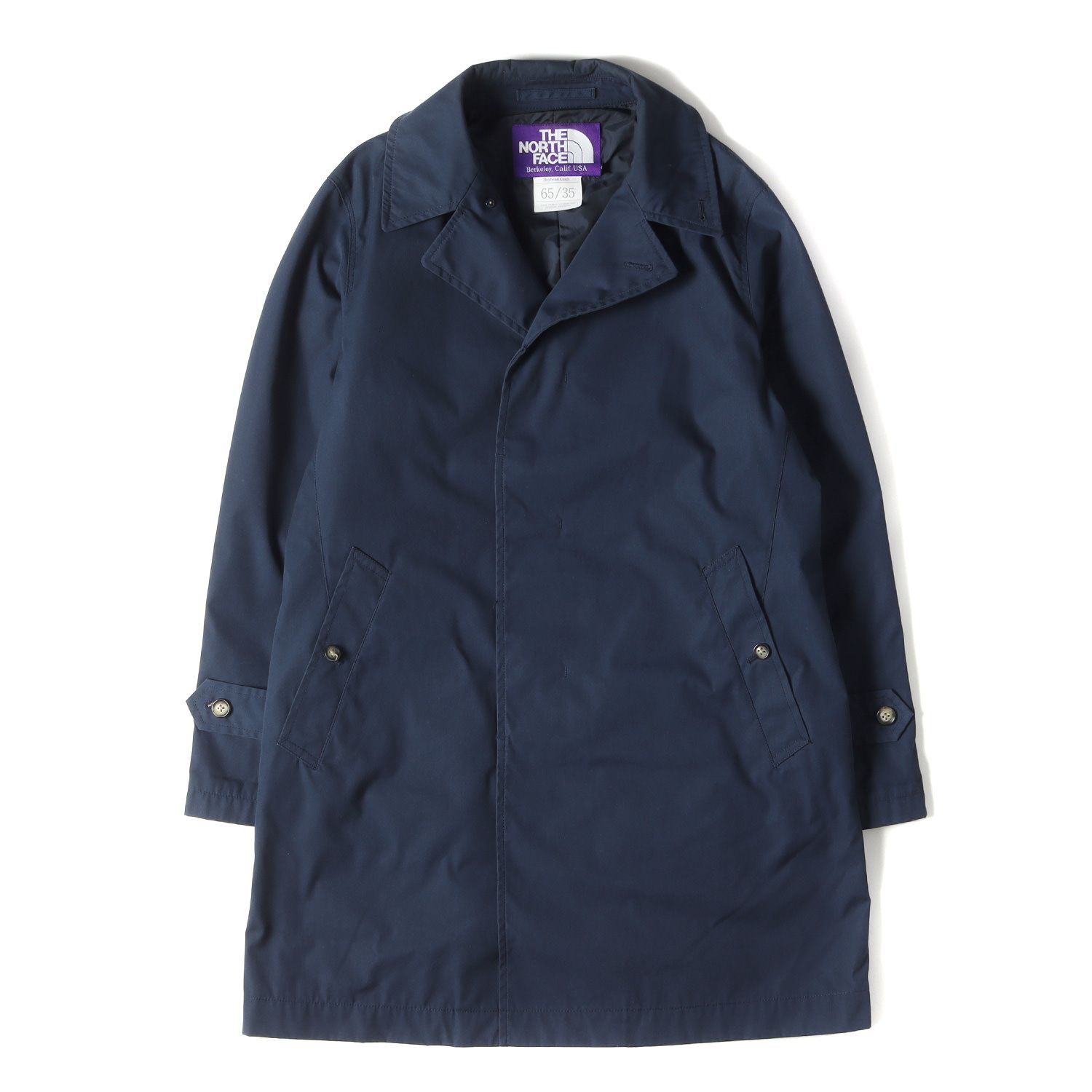 THE NORTH FACE PURPLE LABEL ノースフェイス パープルレーベル コート サイズ:S 65/35 ベイヘッドクロス ステンカラー  コート NP2618N バルマカーン ネイビー 紺 アウター ジャケット - メルカリ