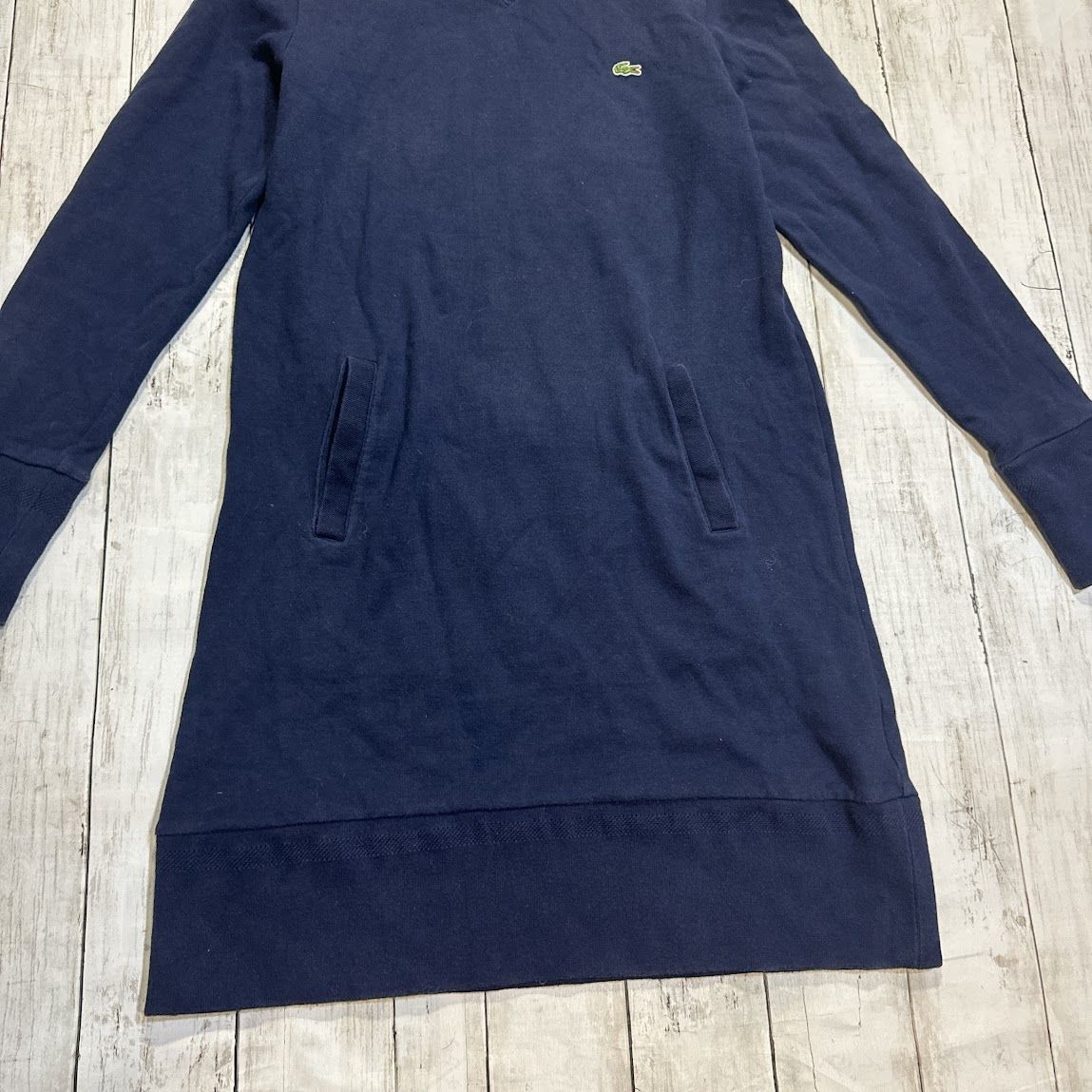g207 LACOSTE ラコステ パーカー ワンピース スウェット
