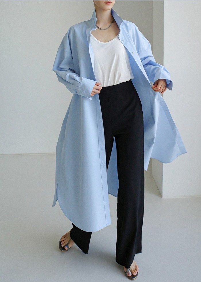 シャツ ワンピース レディース ロングシャツ シャツワンピ